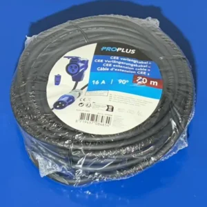 CEE- Gummileitung mit Winkelstecker, 20 m, 3x1,5mm²