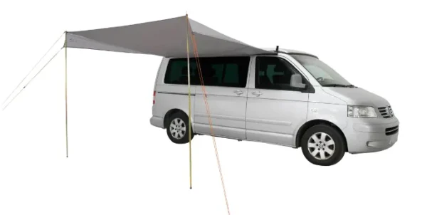 Vordach Canopy, 2,5x2,6m, mit Keder, Stangen und Abspannseilen