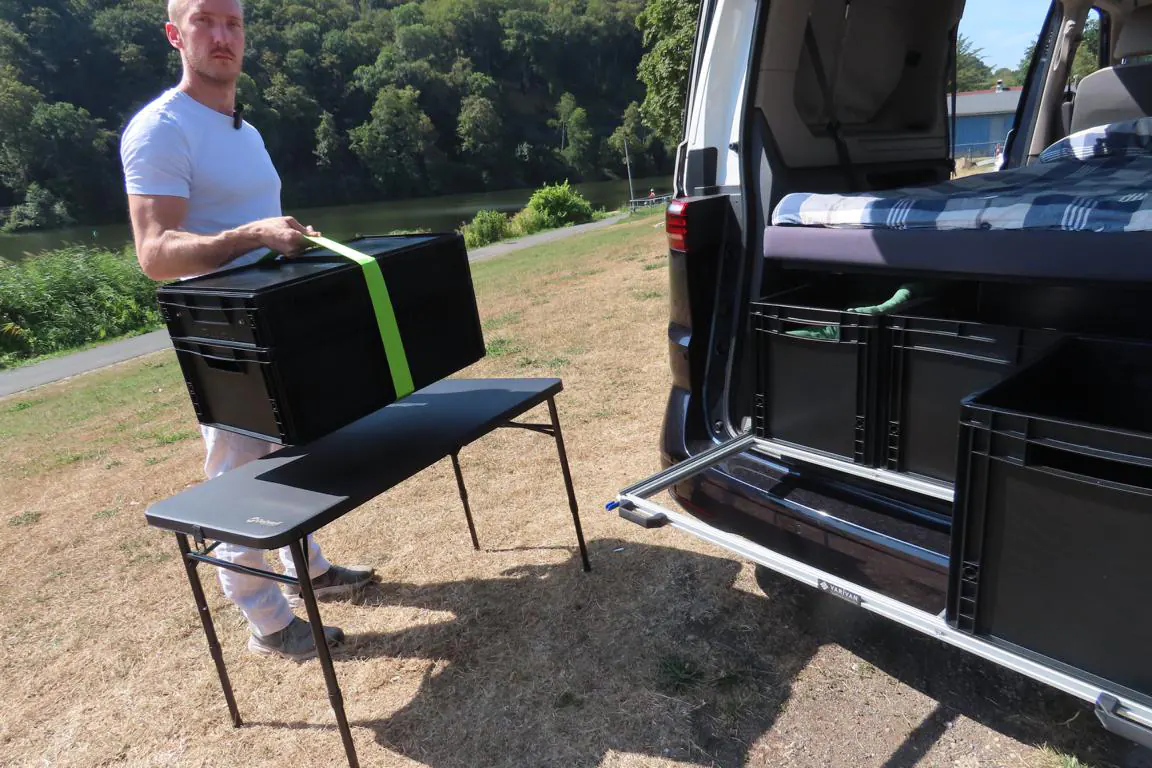 VariVan EuroBox Kompakt-Küche – Bild 2