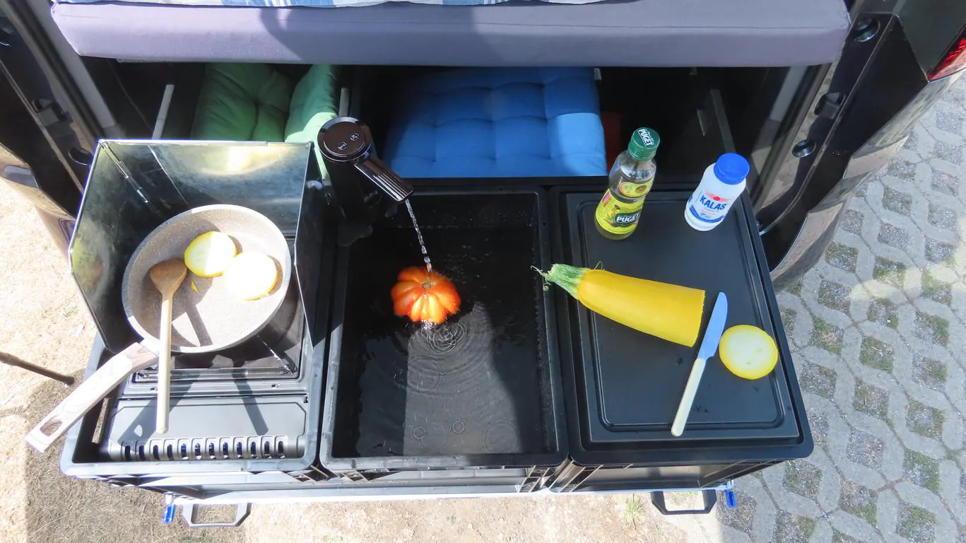 VariVan EuroBox Kompakt-Küche