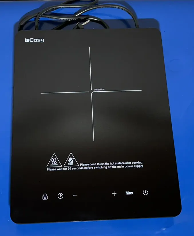 Tragbares Induktionskochfeld mit Touch-Bedienung