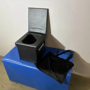 Hockertoilette, passend in XL-Box (mit zusätzlichem Sockelfach)