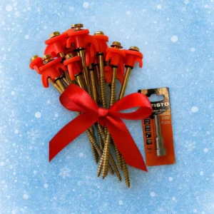 15 Schraubheringe + 13er-Bit